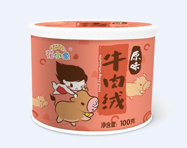 花小魚牛肉絨原味圓罐裝