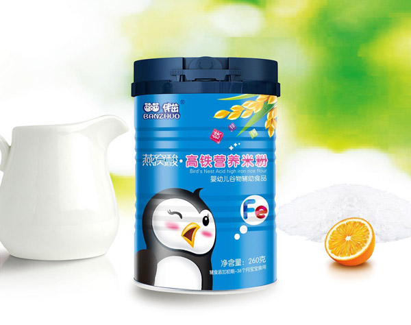 伴茁燕窩酸高鐵營(yíng)養(yǎng)米粉