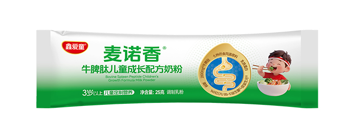鑫愛童麥諾香牛脾肽兒童成長(zhǎng)配方奶粉