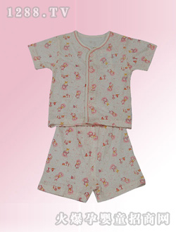 安嬰寶小碎花對(duì)門(mén)開(kāi)衫