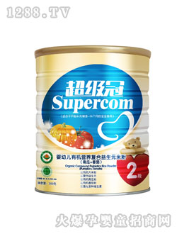 超級冠300克有機米粉罐5