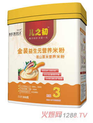 貝比智金裝淮山薏米益生元營(yíng)養(yǎng)米粉3段