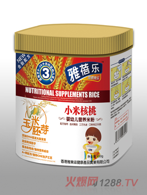 雅蓓樂小米核桃嬰幼兒營養(yǎng)配方米粉