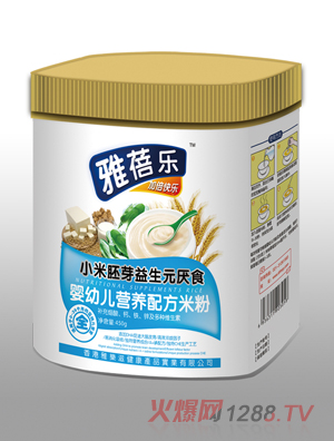 雅蓓樂小米胚芽益生元厭食嬰幼兒營養(yǎng)配方米粉