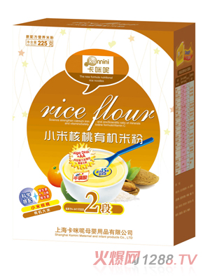 卡咪呢小米核桃有機(jī)米粉