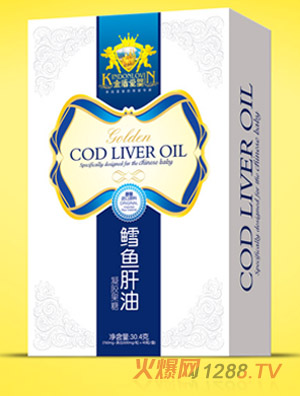 金盾愛嬰鱈魚肝油凝膠果糖