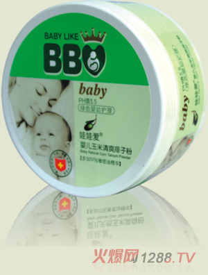 娃娃愛(ài)嬰兒玉米清爽痱子粉