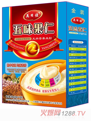 美日佳五味果仁營養(yǎng)米粉
