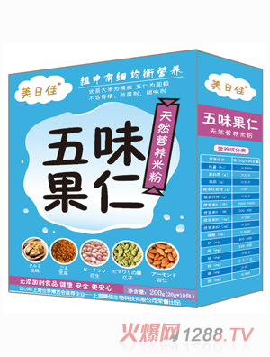 美日佳五味果仁營養(yǎng)米粉