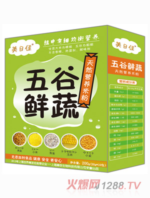 美日佳五谷鮮蔬營養(yǎng)米粉