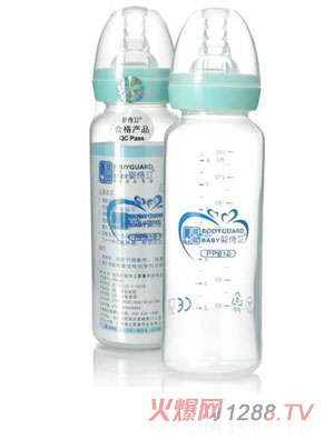 嬰侍衛(wèi)標準口徑圓身PP奶瓶240ml