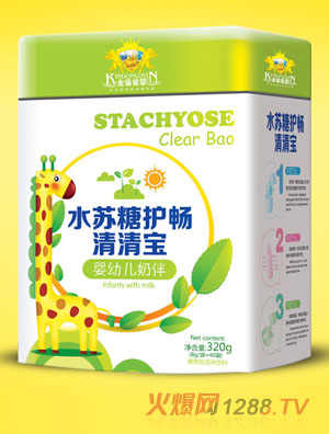金盾愛(ài)嬰嬰幼兒水蘇糖清清寶鐵聽