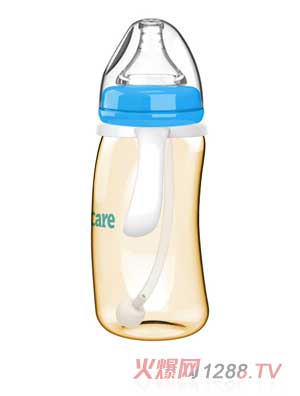 伊斯卡爾260mlPPSU企鵝自動(dòng)哺乳瓶（藍(lán)）