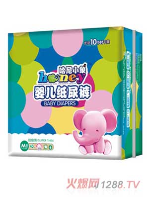 哈尼小象中包紙尿褲M(mǎn)碼