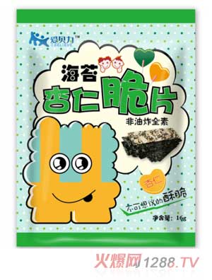 愛(ài)貝力海苔杏仁脆片