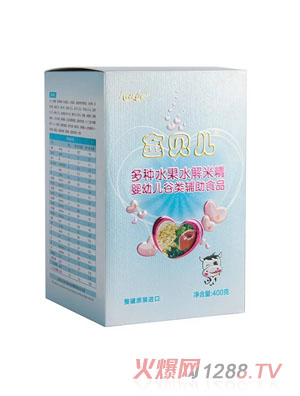 金貝兒水解米麥精嬰幼兒谷類(lèi)輔食品