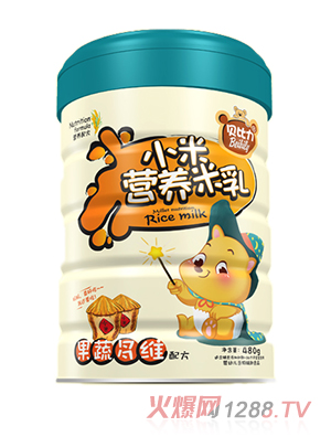 貝比力小米營(yíng)養(yǎng)米乳果蔬多維配方聽裝