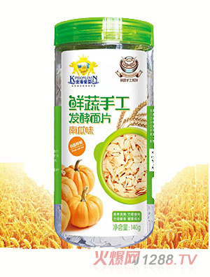 金盾愛(ài)嬰鮮菜手工發(fā)酵面片南瓜味