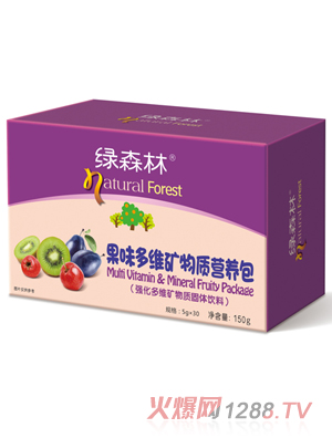 綠森林果味多維礦物質營養(yǎng)包