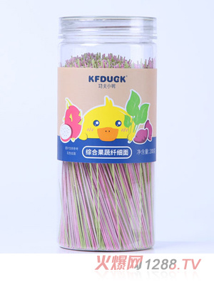 功夫小鴨綜合果蔬纖細面