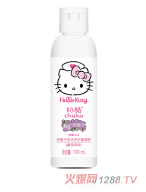 Hello Kitty初酷銀離子免洗手抗菌凝膠（植物萃?。?00ml