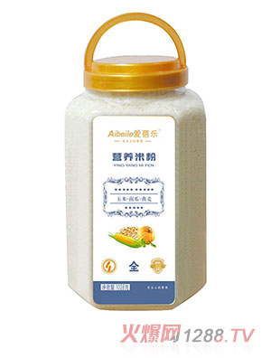 愛蓓樂營(yíng)養(yǎng)米粉-玉米南瓜燕麥1028g