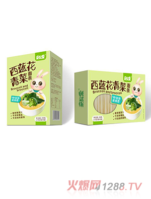 嘉唄噯超細面 西藍花青菜