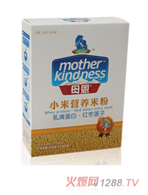 母恩小米營養(yǎng)米粉 乳清蛋白紅棗蓮子