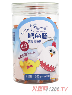 兜兜愛(ài)鱈魚腸 蝦味 200g
