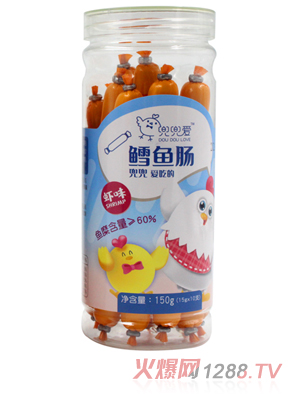 兜兜愛(ài)鱈魚腸 蝦味 150g