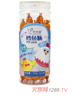 兜兜愛(ài)鱈魚腸 原味 150g