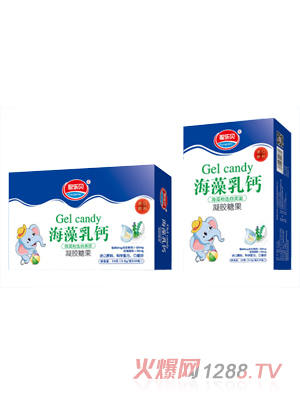 聰樂(lè)貝海藻乳鈣凝膠糖果 盒裝