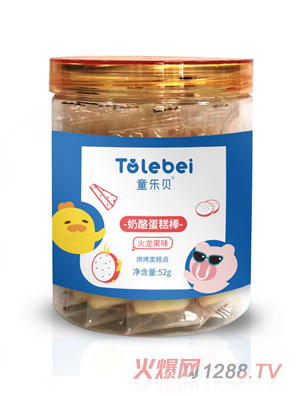 童樂貝奶酪蛋糕棒火龍果檸檬酸奶香橙胡蘿卜混合口味糕點(diǎn)