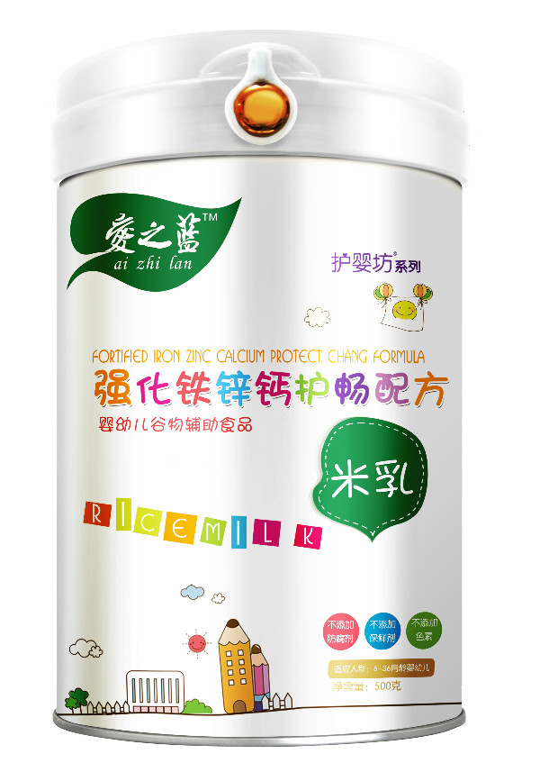 愛之藍強化鐵鋅鈣護暢配方米乳