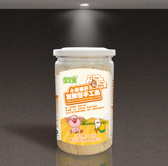 空空麥小米豬肝發(fā)酵型手工面